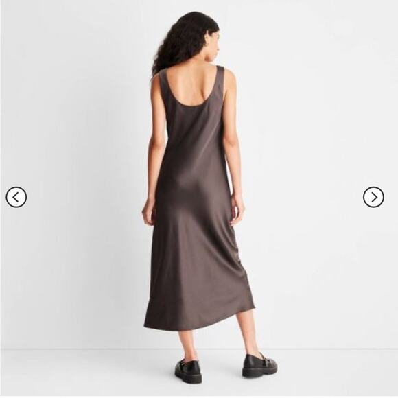NEW Future Collective with Reese Blutstein Midi Maxi Slip Dress - Picture 4 of 8